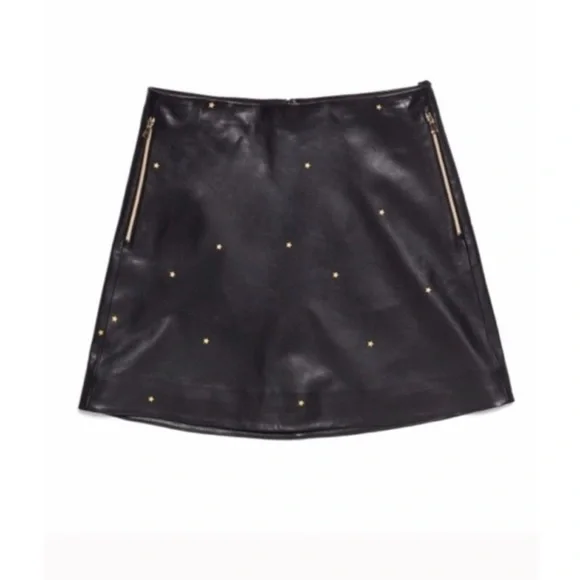 L’Agence Jolie Leather Mini Skirt. - Picture 5 of 8
